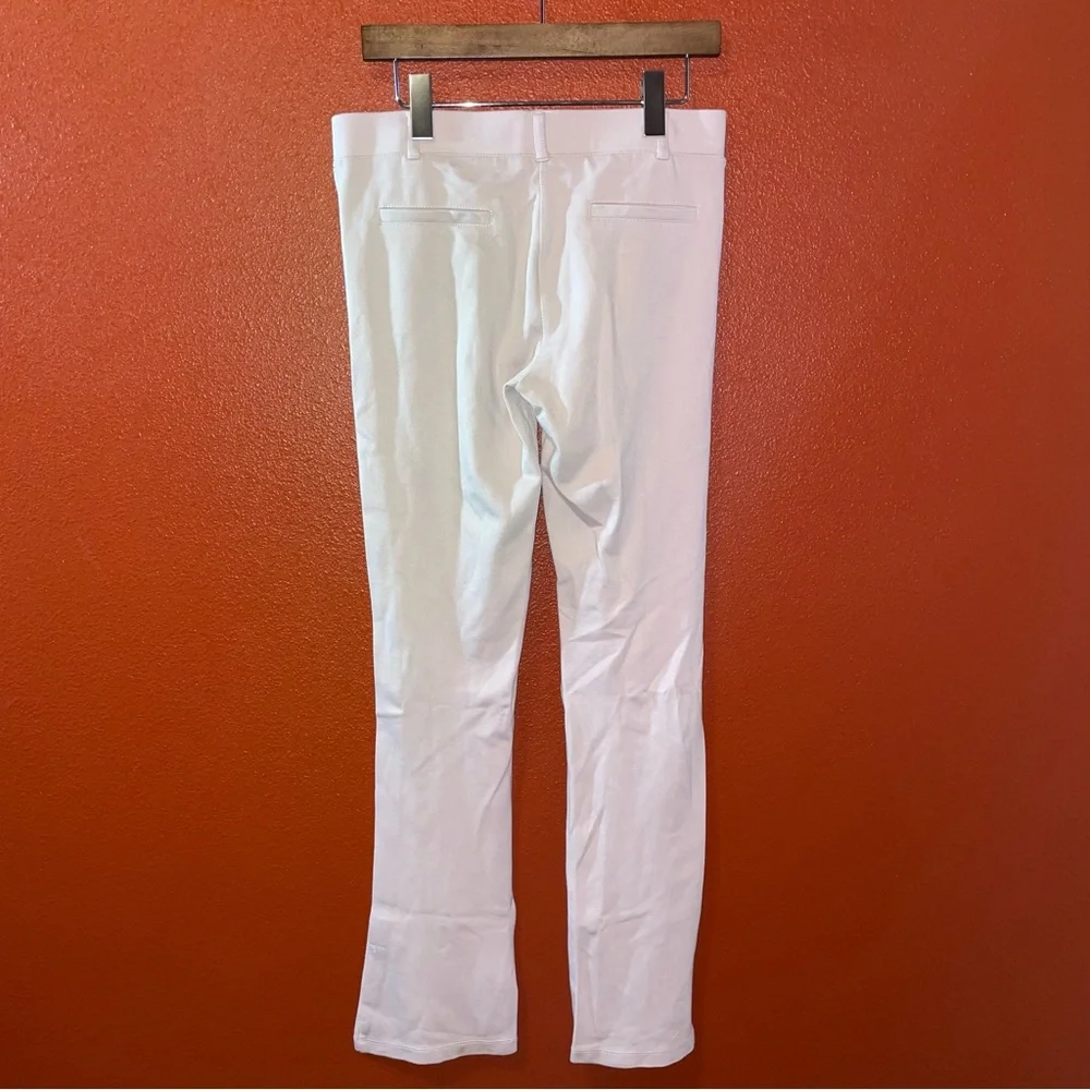 Betabrand Women’s Pale‎ Blush Pink Straight Leg Yoga Stretch Dress Fit Pants